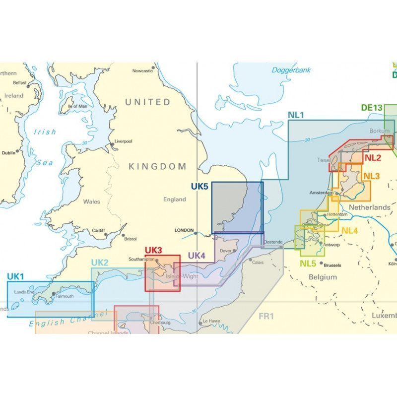 NV-CHARTS | North Sea Zone Charts | Picksea NV-CHARTS sur Picksea.com