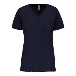 T-shirt coton Bio 150ic col V pour femme