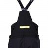 VENTURI black overalls by Bermudes