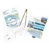 Pack Complete Offshore Permit (manual + chart + ruler + compass) | Picksea