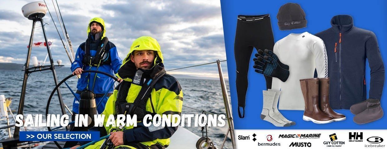 Winter is coming, find the best equipment to sail in warm conditions